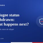 What happens after the cancellation or withdrawal of refugee status (retrait du statut de réfugié).
